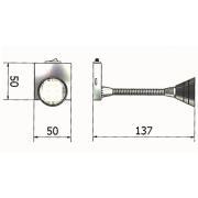 Spot tulipe à Leds flexible