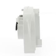 Embout d'extrémité droit couleur blanche