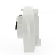 Embout d'extrémité droit couleur blanche