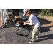 Repose-jambes Major Gris foncé