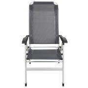 Fauteuil aluminium Confort Maxi Gris navy