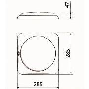 Plafonnier carré à Leds Max