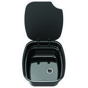 Evier couvercle Argent Bowl : Version Noir