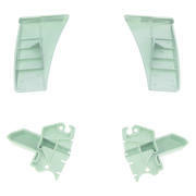 Embouts barre de charge droit et gauche pour stores 5003 : Embout barre de charge Alu G+D