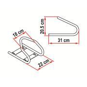 Moto Wheel chock : Roue avant (Front)