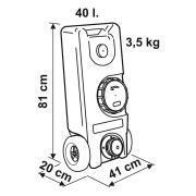 Réservoirs à roulettes Roll-Tank 40 : Modèle 40 F