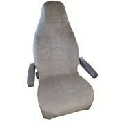 Housses de siège éponge - Lot de 2 : grises