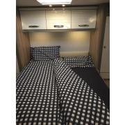 Housse supplémentaire couchage grand confort : Geo Navy 58 cm