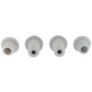 Embouts de repose-jambes gris pour fauteuil