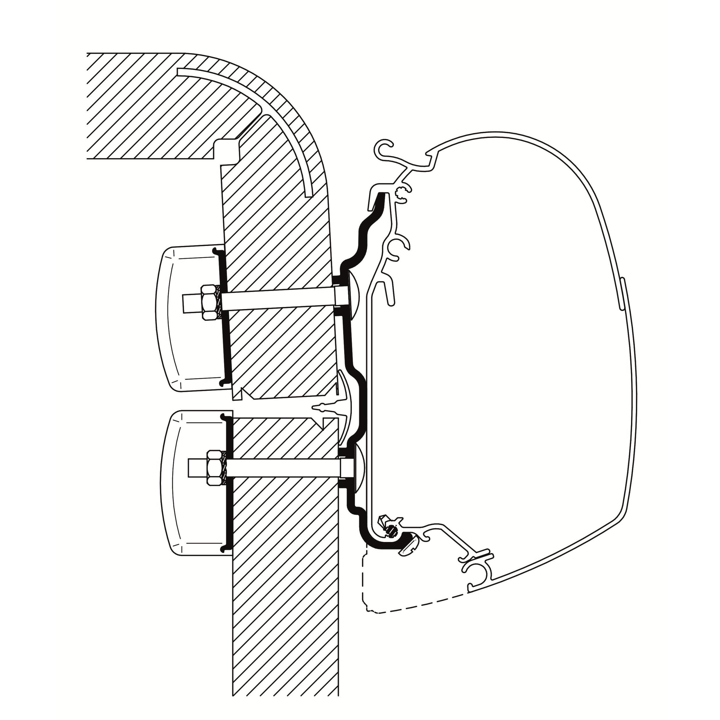 Adaptateur de stores Hymer 2016- Hymercamp