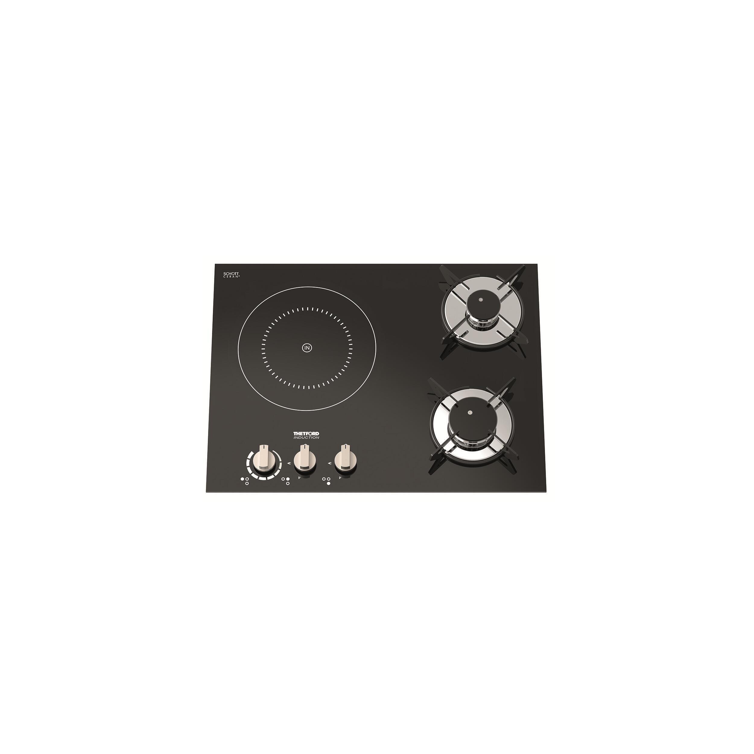 Plaque de cuisson 2 feux gaz + 1 induction Top Line 981