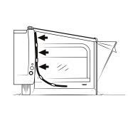 Arceaux latéraux flexibles