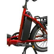 Vélo à assistance électrique pliant Folky : Rouge 16Ah