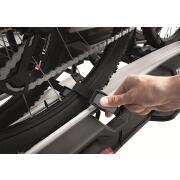 Porte-vélos basculant VeloSpace XT 13PIN sur boule d'attelage : 3 vélos
