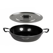 Paella pan 30 avec couvercle