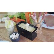 Coffret raclette et fondue à la bougie