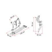 Porte-vélos Carry Bike pour mini-van : VW T2