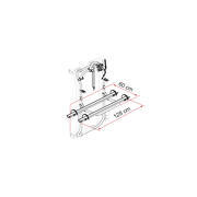 Porte-vélos pivotants pour kit Carry-Bike Frame fourgon