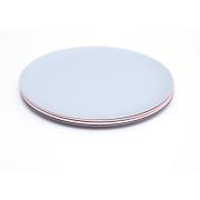 Lot de 4 assiettes plates en PLA