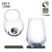 Lot de 2 verres à eau en Cristal aimantés