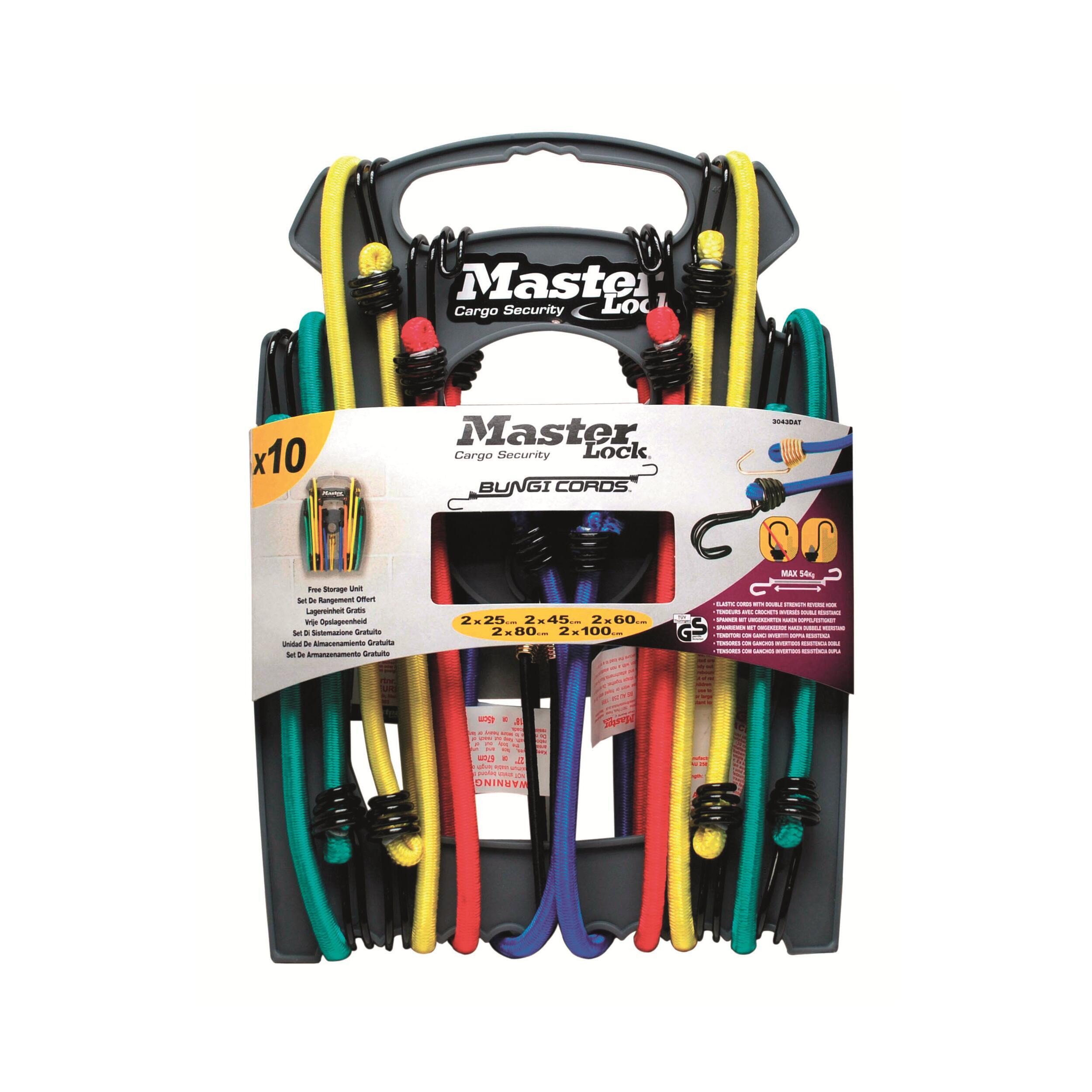 Set de rangement de 10 tendeurs multi-longueurs