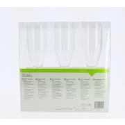 Pack 3 flûtes à champagne Volga