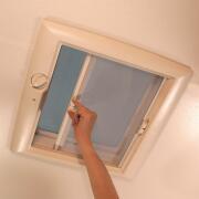 Lanterneau à manivelle Vent : blanc opaque