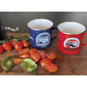 Lot de 2 Mugs émaillés Combi : Legendary Rouge et Bleu