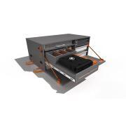 Malle arrière Bebox gris uni sans couchage : 001