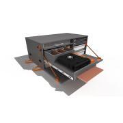 Malle arrière Bebox gris uni sans couchage : 001