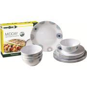 Pack vaisselle mélamine Deep Sea 12 pièces
