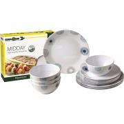 Pack vaisselle mélamine Deep Sea 12 pièces