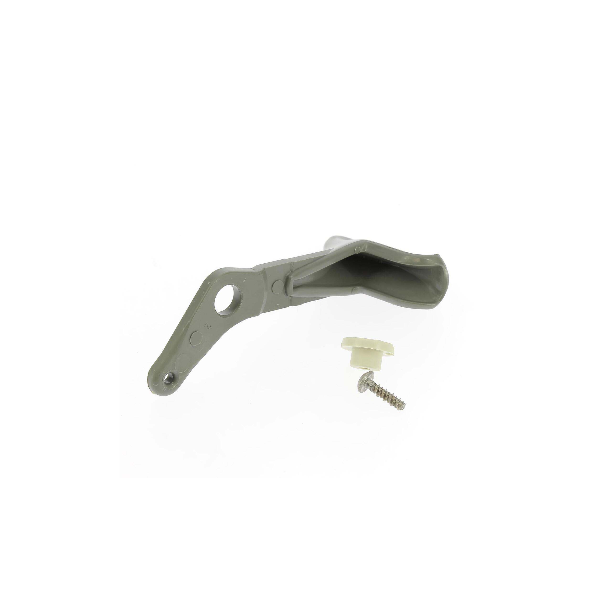 Poignée de la vanne, vis, rondelle couleur grise