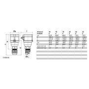 Fiche femelle CEE 17 à couvercle