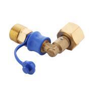 Raccord gaz Quick release Coupling 8mm : Modèle coudé