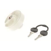 Bouchon à clé : blanc