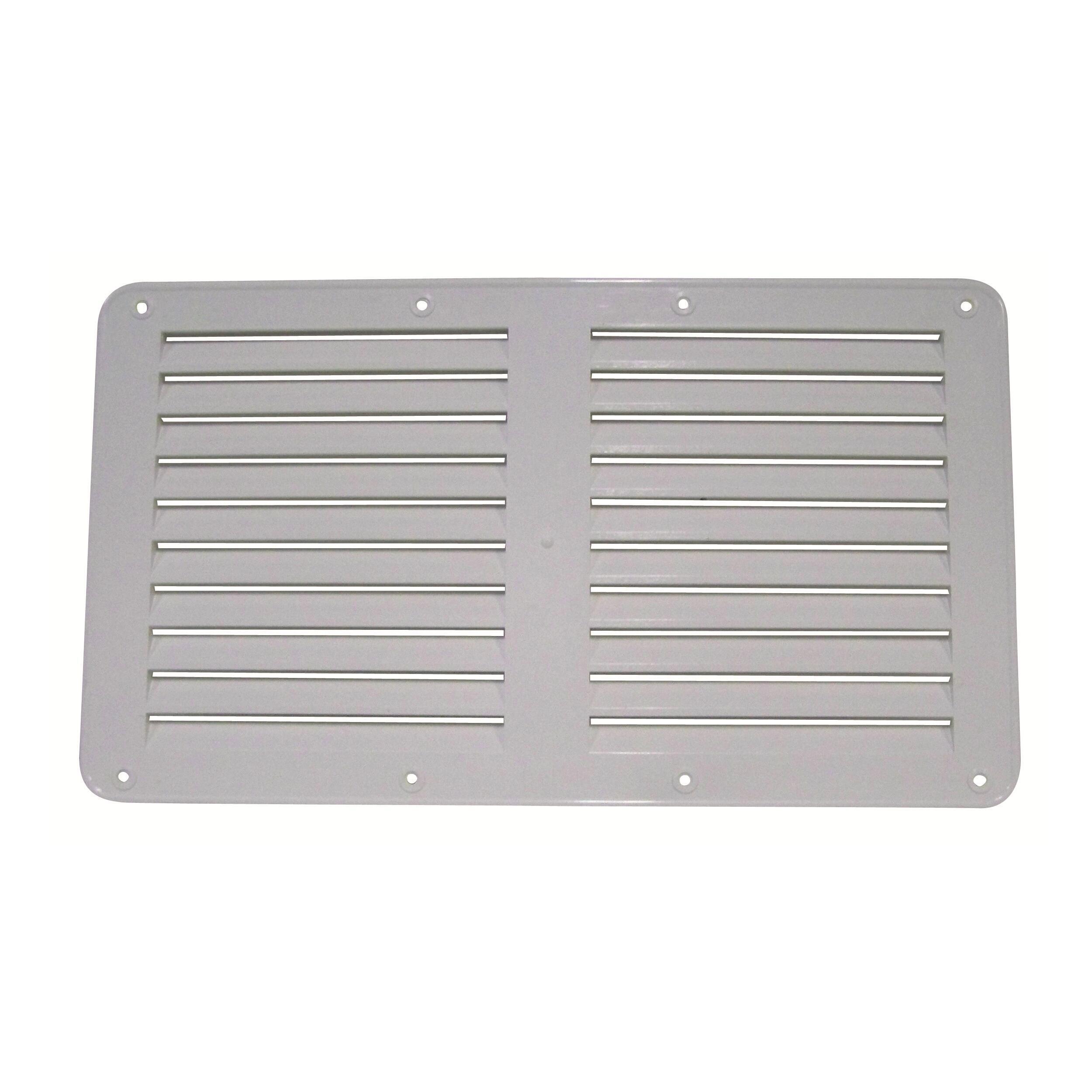 Grilles en saillie plastique : extérieure 380 x 220 mm