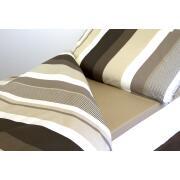 Couchage grand confort : Coffee Cream -  66 x 190 x 2,5 cm (Couette 190 x 135 cm)