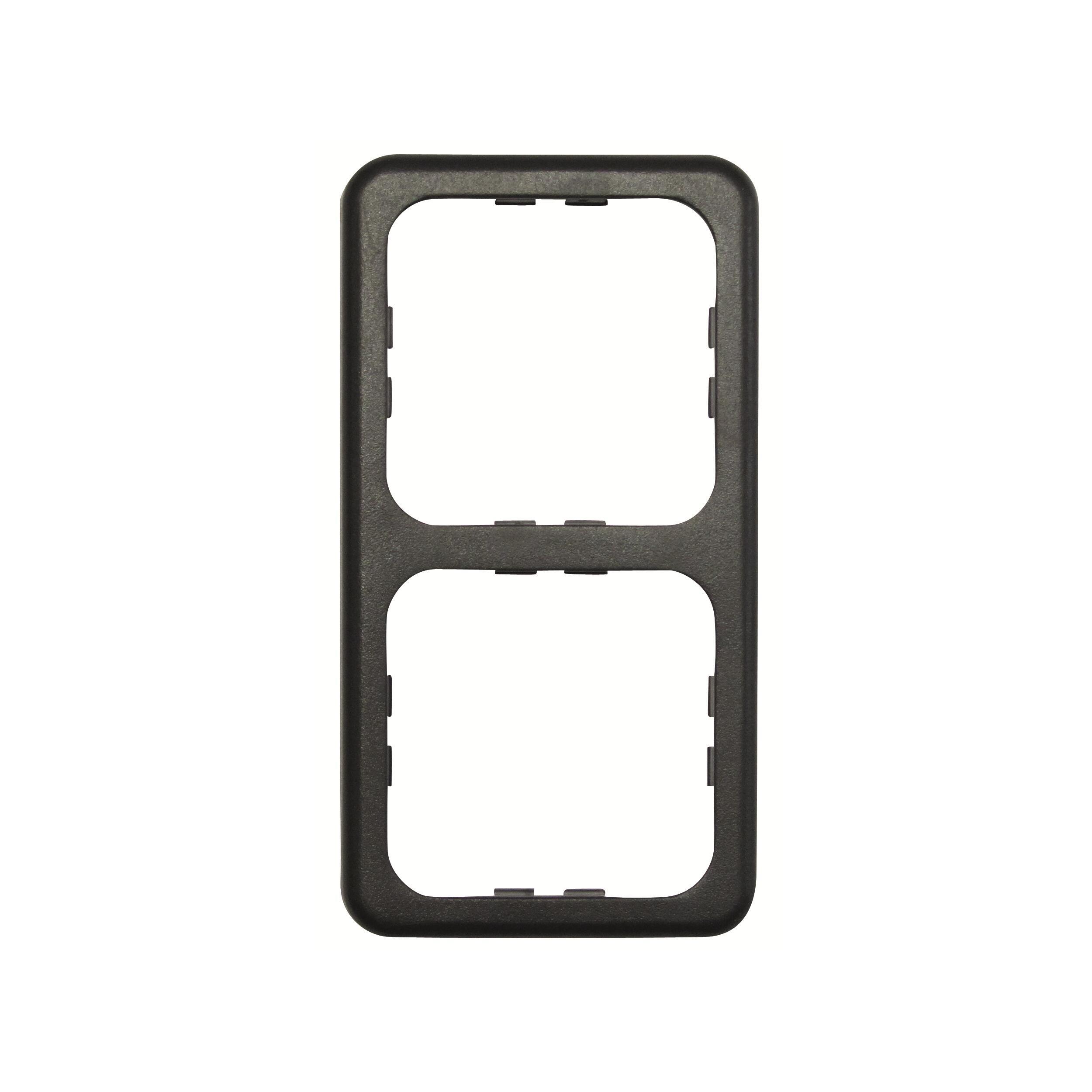 Encadrement double : gris foncé