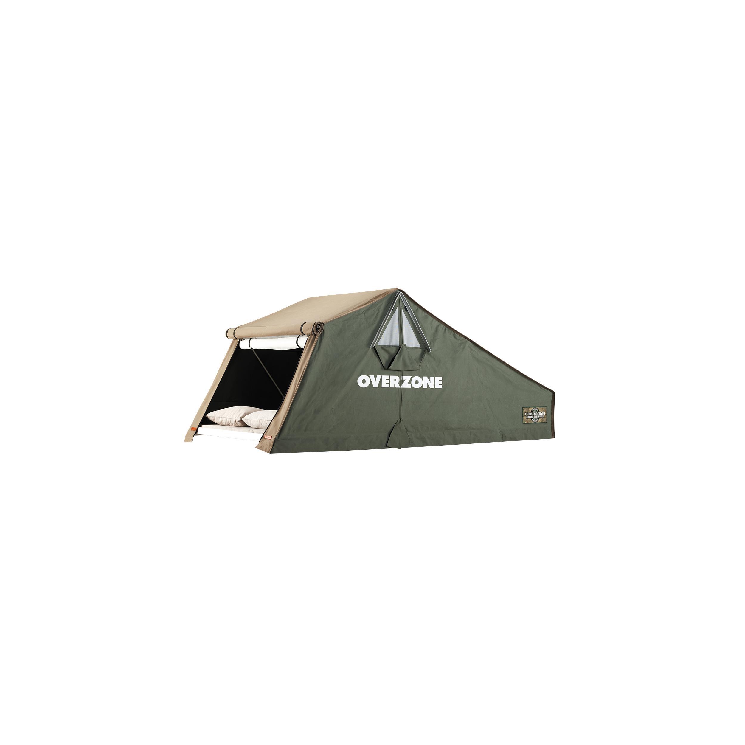 Tente de toit Nino Cirani Overzone : Small coloris safari / olive