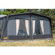 Lot de 2 rideaux pour mur de côté pour avancée façade