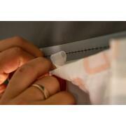 Lot de 2 rideaux pour mur de côté pour avancée façade