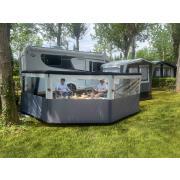 Pare-vent gonflable Privacy : 5 pans