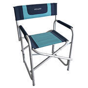 Fauteuil Director : Bleu marine / Bleu turquoise