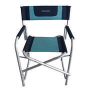 Fauteuil Director : Bleu marine / Bleu turquoise