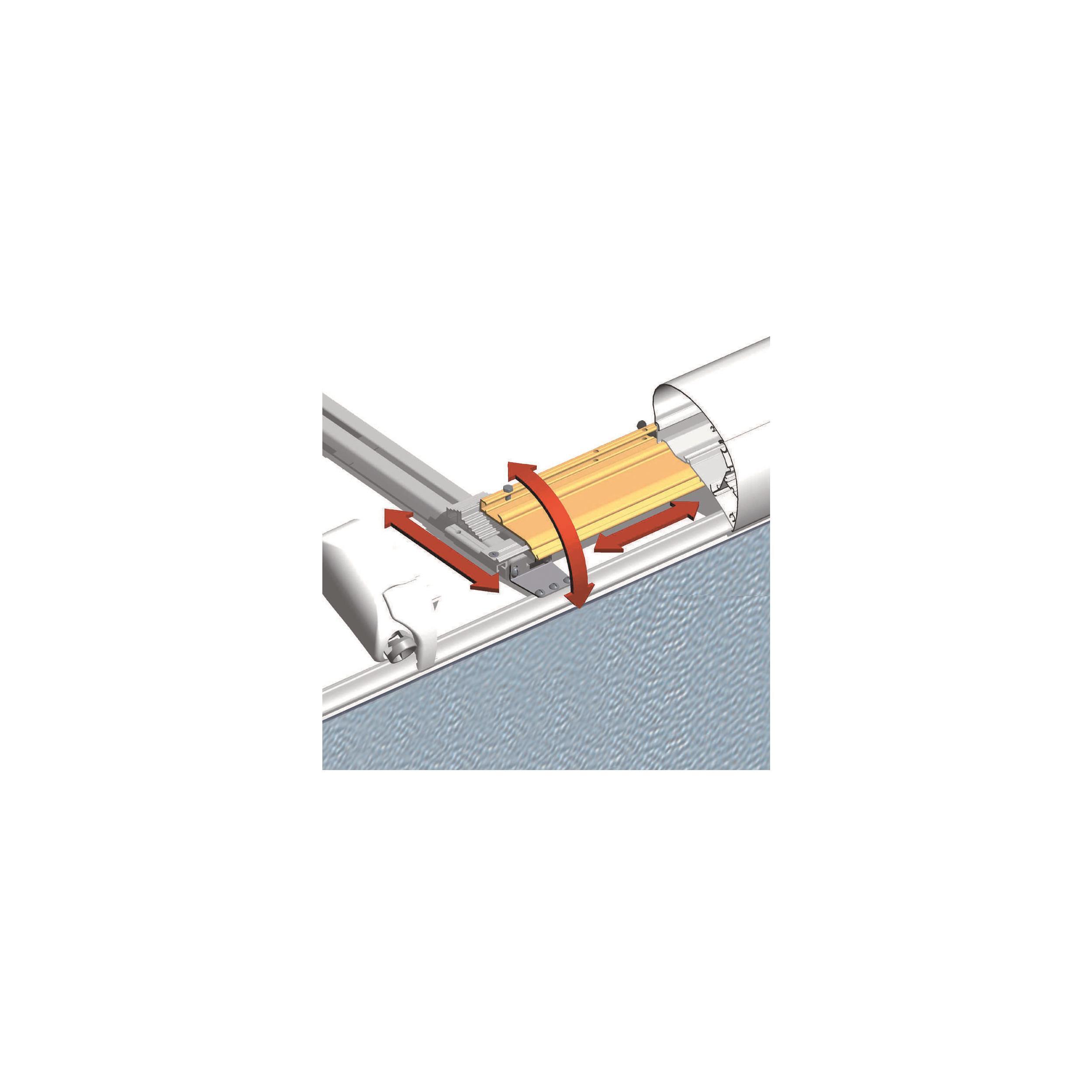 Set rail de montage + adaptateur pour stores