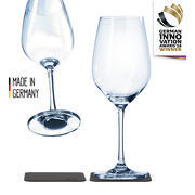 Lot de 2 verres à vin en cristal aimantés