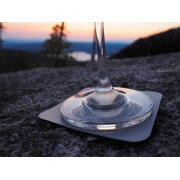 Lot de 2 verres à vin en cristal aimantés