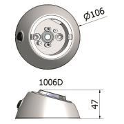 Spot en saillie orientable à Leds gris