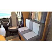 Housses sur-mesure camping-car : Prestige 5 banquettes